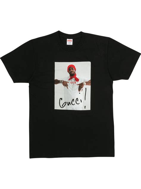 supreme Gucci mane graphic print